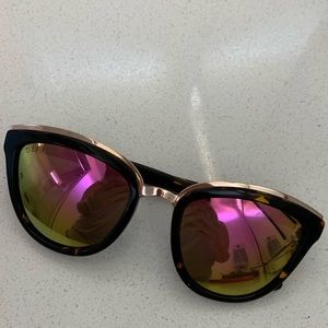 DIFF sunglasses- polarized Rose